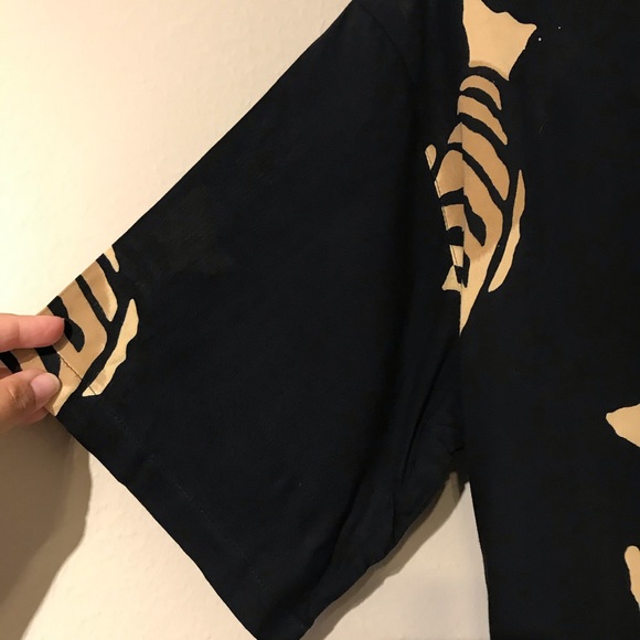 Rain Resort Wear Fish Print Swim Cover Up - Picture 4 of 9